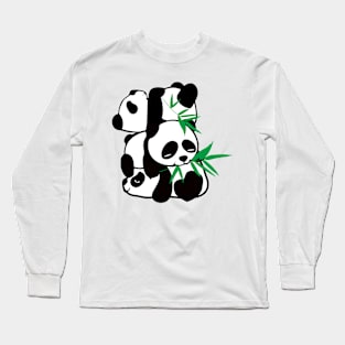 Lazy Pandas Long Sleeve T-Shirt